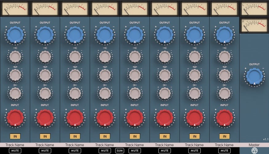 NCAR is a 8 Stereo I/O summing mixer plugin.