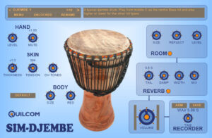 Quilcom Sim Djembe