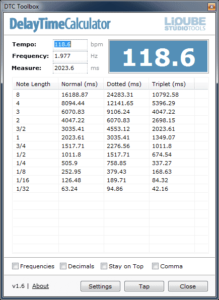 Delay Time Calculator Dtc